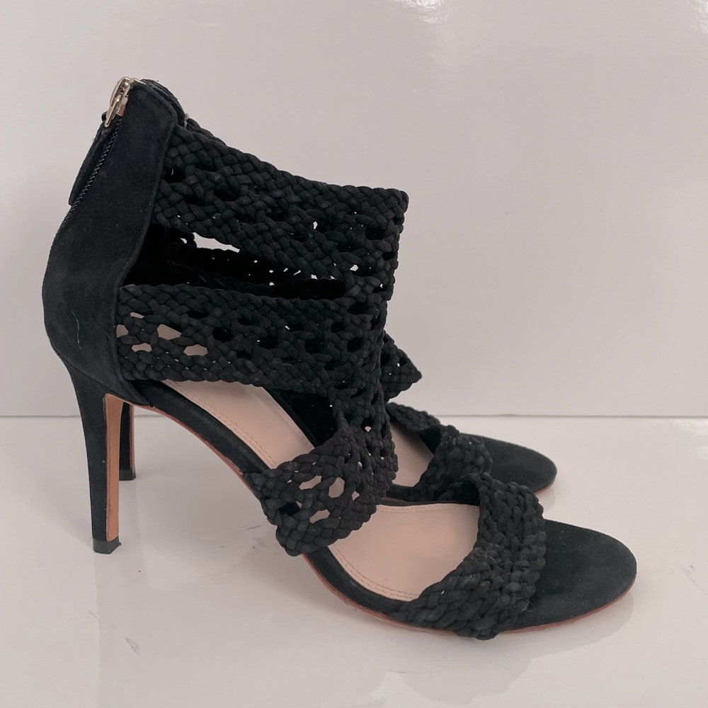 Sandro Crotchet high heel shoe
